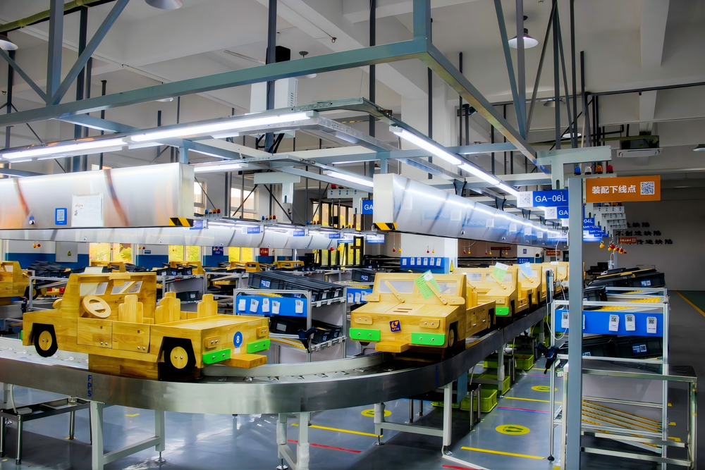 2.精益生产全景工厂生产线