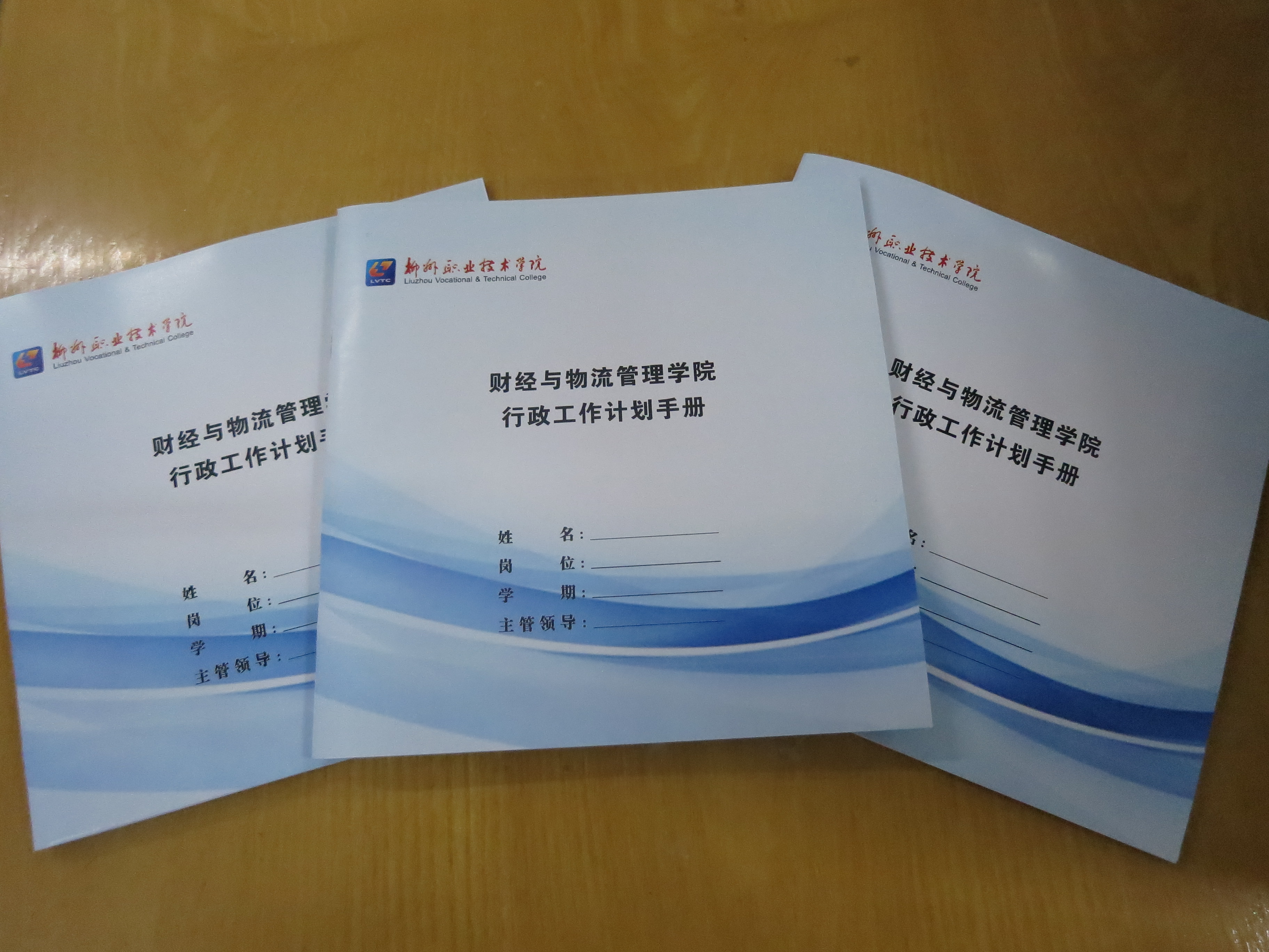 《财经与物流管理学院行政工作计划手册》样板