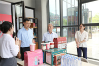 广西国商院调研组到我校考察交流 校党委书记刘子林参加座谈