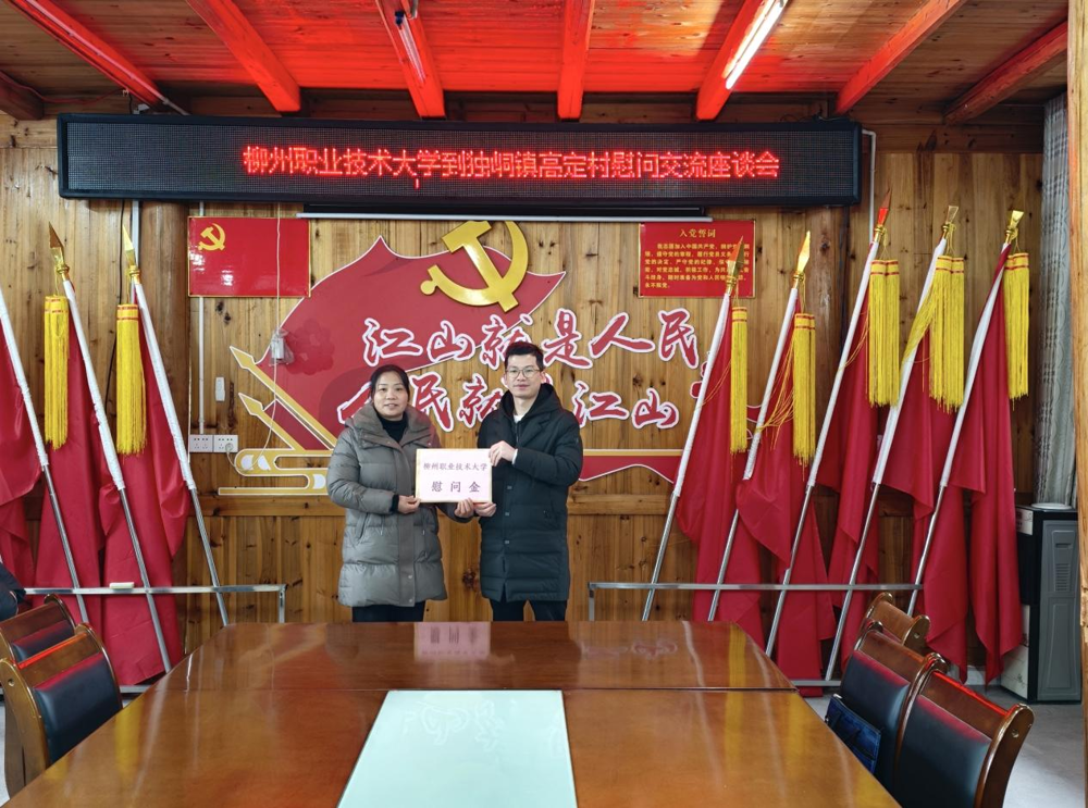 慰问高定村两委