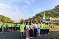 环境与食品工程学院举行“青春为中国式现代化挺膺担当”主题升旗仪式