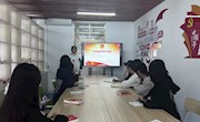 贸旅学院2022空中乘务1班团支部开展“学习先进榜样 凝聚奋进力量”主题团日活动