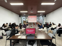 鼓士气 定目标——副校长陈正振深入艺术学院为参赛师生鼓劲提气