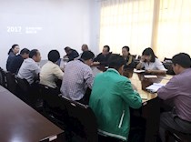 校领导到艺术设计学院召开现场办公会指导工作